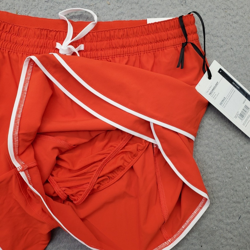 Calia Step Up Shorts Womens Small Orange Quick Dry Wicking High Rise WAX15219N‎ - Picture 8 of 8